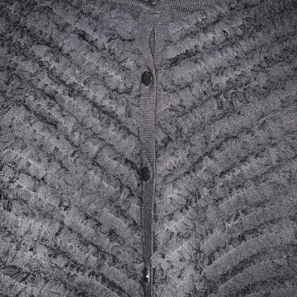 Talbots 3/4 sleeve ruffle sweater. Worn once - Picture 4 of 4